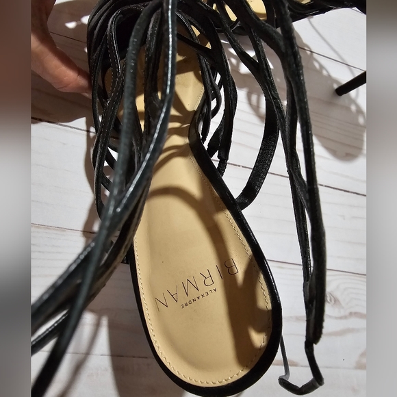 Alexandre Birman Luxury Leather High-heeled Sandals Size 37 1/2 - Picture 3 of 5